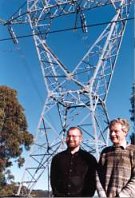 Academic researchers working on power systems project