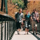 Students arriving at the University of Adelaide