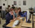 Students observing robot behaviour in preparation for programming